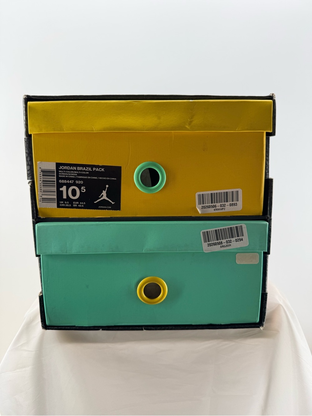 Jordan 6 Brazil Pack X CP3 Set Size 10.5M New/VNDS